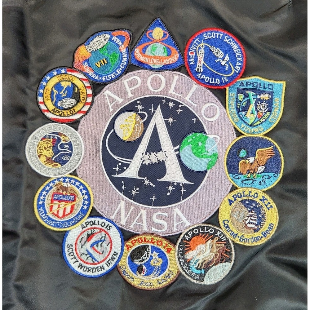 Alpha Industries NASA Apollo MA-1 Reversible Bomber Jacket S - Picture 4 of 12